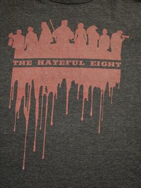 2015 Comic Con - The Hateful Eight Graphic Tee - SDCC - Size XL